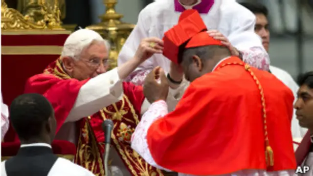 В ходе церемонии в базилике Святого Петра