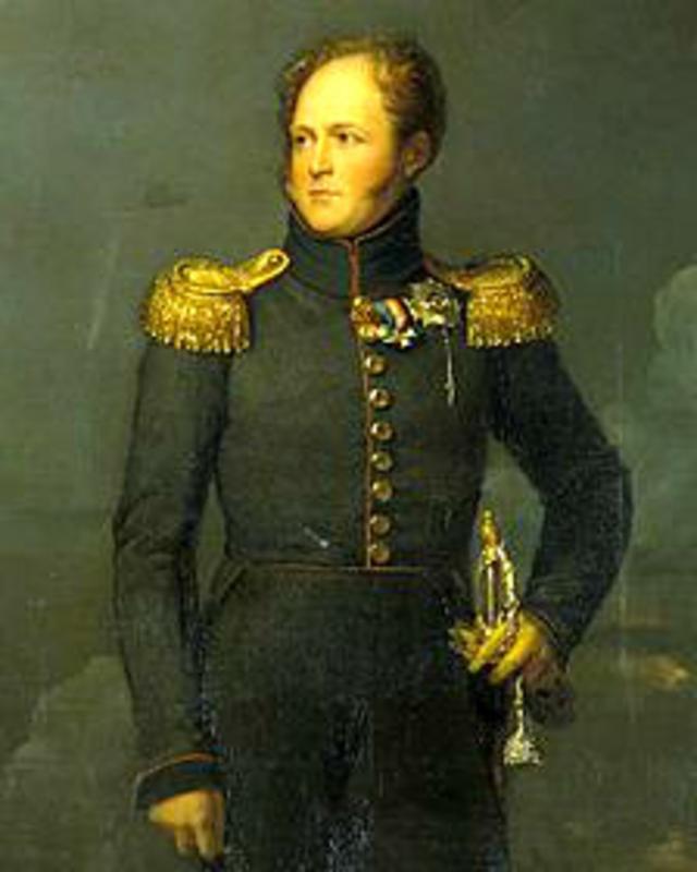 Александр I (портрет кисти Франсуа Жерара, 1814 г.)