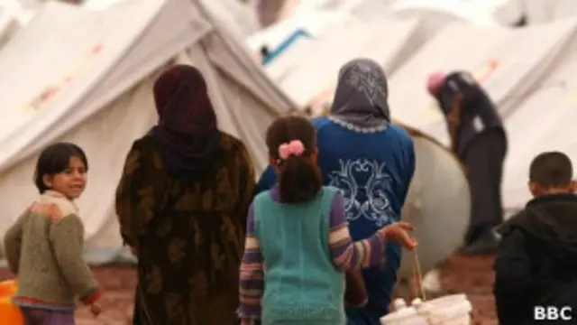 Лагерь беженцев в Атме