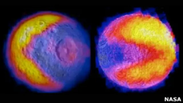 Una de las lunas de Saturno es extrañamente parecida al famoso Pac-Man