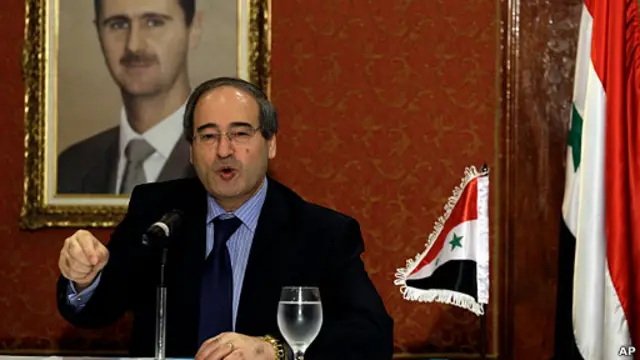 vicecanciller de Siria, Faisal Mekdad, en Caracas, Venezuela