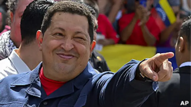 presidente de Venezuela Hugo Chávez