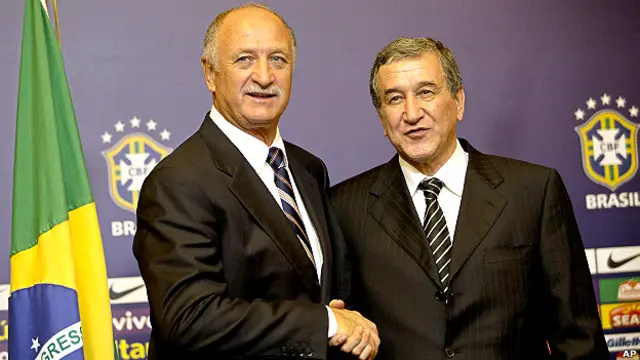 Luiz Felipe Scolari y Carlos Alberto Parreira.