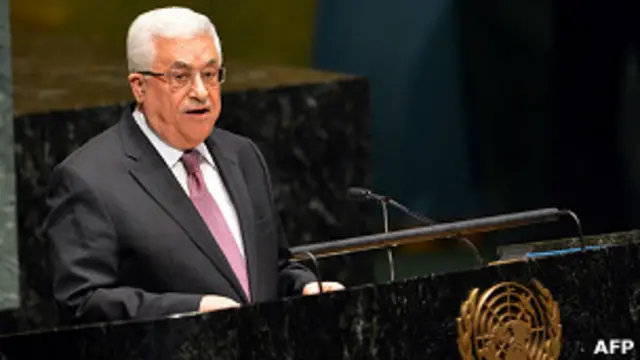 फलस्तीनी राष्ट्रपति महमूद अब्बास