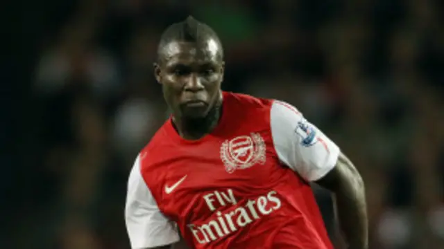 Emmanuel Frimpong quand il jouait pour Arsenal.