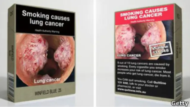 Новое оформление пачек сигарет