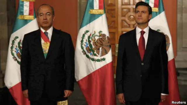 Felipe Calderón y Enrique Peña Nieto