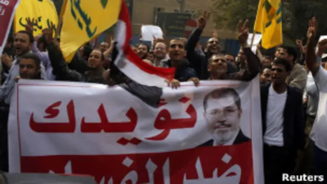 Демонстрация в поддержку Мурси