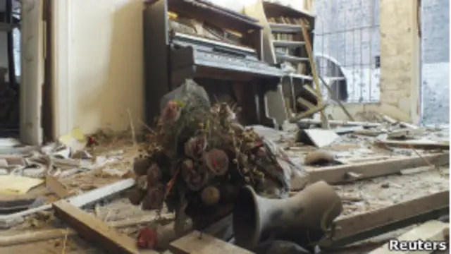 Разрушения в Сирии