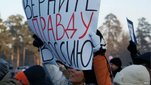 Протесты в России с требованием перевыборов в Думу