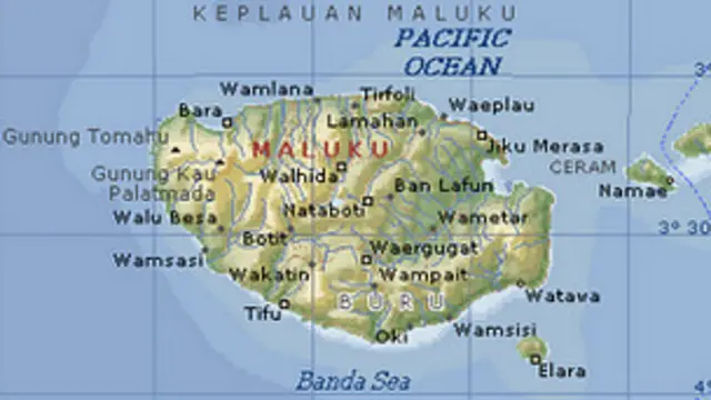 Para penambang liar membanjiri Gunung Botak, setelah diketahui ada kandungan emas di gunung tersebut. 