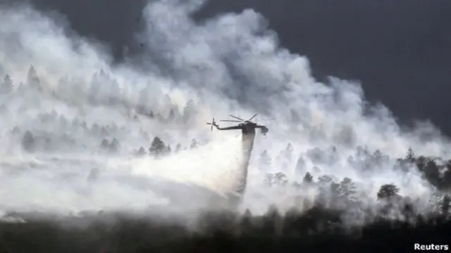 Kebakaran hutan di Colorado