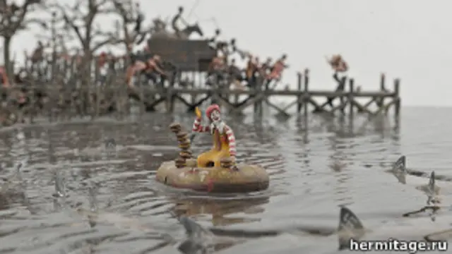 Композиция братьев Чапмен в Эрмитаже