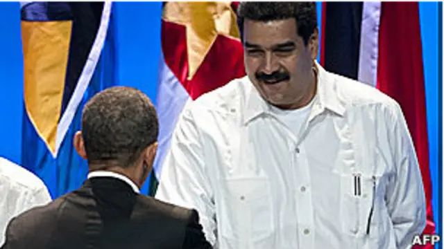 Obama y Maduro