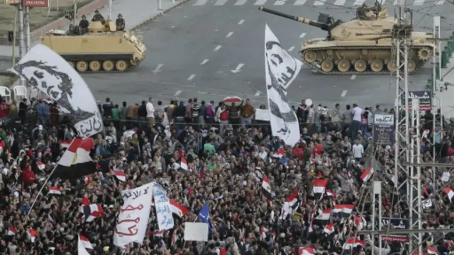 Aksi protes di Kairo