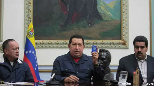 Diosdado Cabello, Hugo Chávez y Nicolás Maduro