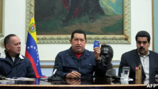 Diosdado Cabello, Hugo Chavez y Nicolás Maduro