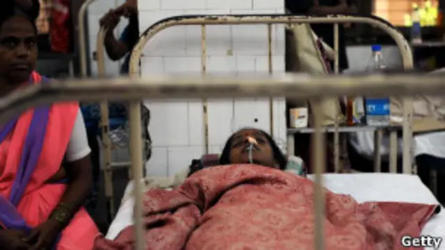 Девочка, больная малярией