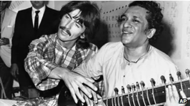 Джордж Харрисон и Рави Шанкар