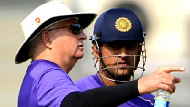 डंकन फ्लेचर और धोनी