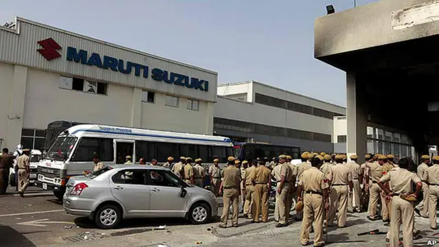 मारुति के मानेसर प्लांट में जुलाई 2012 को हिंसक झड़पें हुईं थी.