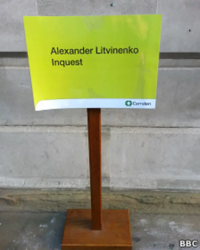 Объявление о расследовании дела о смерти Литвиненко