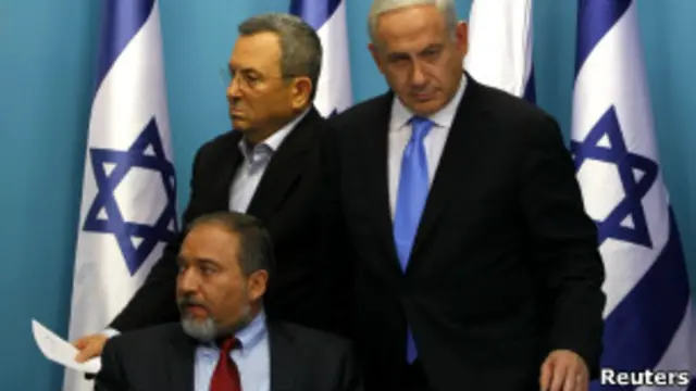 Авигдор Либерман и Биньямин Нетаньяху