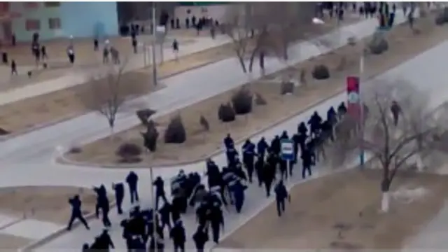 Полиция в Жанаозене