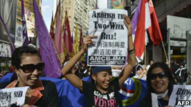 Pekerja migran Indonesia di Hong Kong