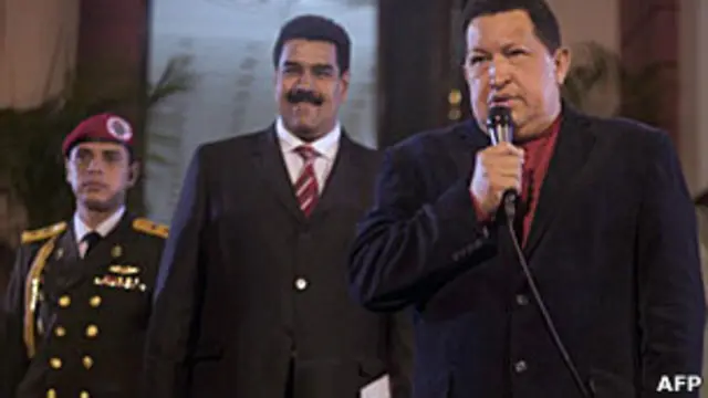 Chávez junto a Maduro el pasado 6 de octubre.