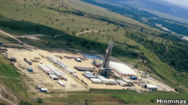 Campo petrolero en Colombia