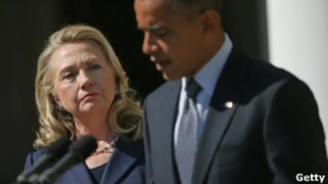 Хиллари Клинтон и Барак Обама