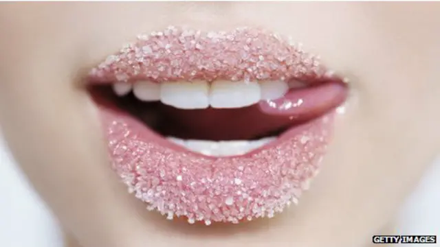 Labios azucarados