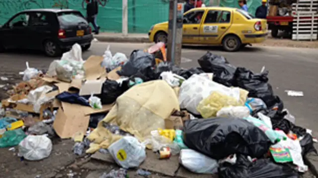 Basura en Bogotá
