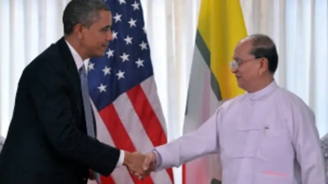 Ông Thein Sein thăm Hoa Kỳ trong năm ngoái.
