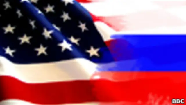 прапори США та Росії