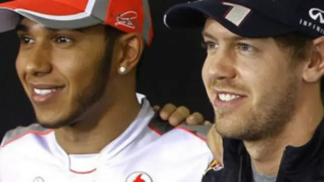 Hamilton dan Vettel