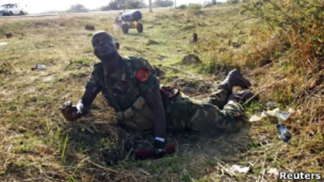 Солдат армии Южного Судана