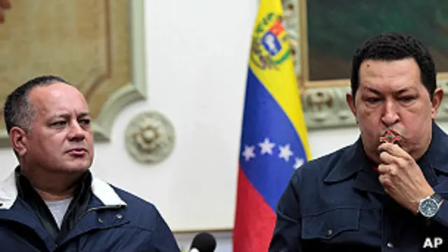 Уго Чавес и Диосдадо Кабелло