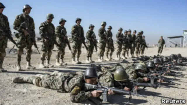 Афганские новобранцы