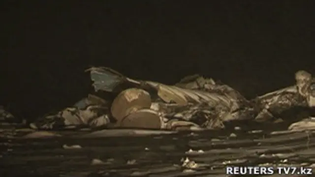 Самолет упал в 20 км от Шымкента