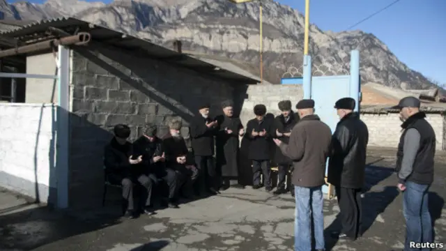 Pemakaman Ibragim Dudarov