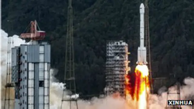 Запуск спутника системы "Бейду"