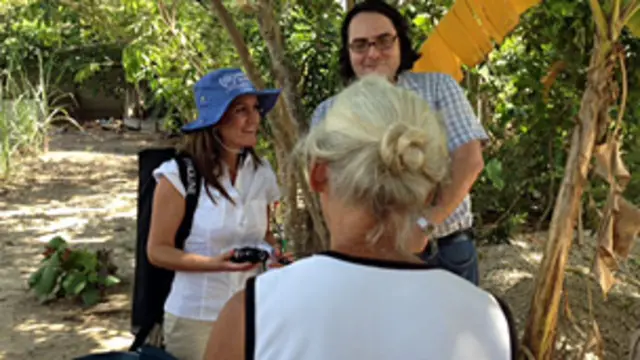 Celina Gelvez, refugiada colombiana en Venezuela