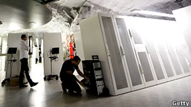 Centro de datos en Bahnhof, Suecia.