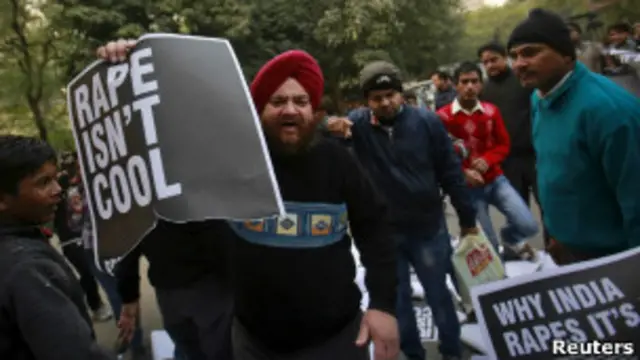 Protestas anti-violación en India