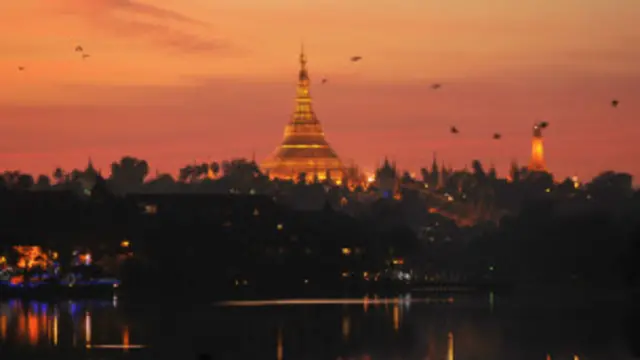 وقع الحريق في مدرسة للمسلمين في يانغون. 