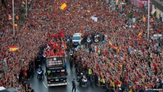 Seguidores de la selección española