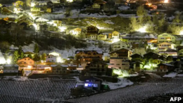  деревня Дайон в кантоне Вале