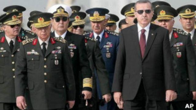 Тайип Эрдоган и турецкие генералы